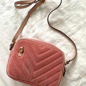 Pink Velvet J.Crew Handbag